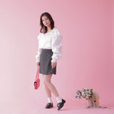 Cotton Off Shoulder Bl - MAISON MARBLE