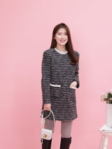 Crystal Tweed Dress - MAISON MARBLE