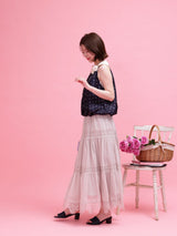 Dot Satin Balloon Tops - MAISON MARBLE