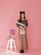 Drape Check Skirt - MAISON MARBLE