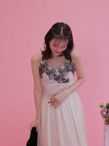 Dreamy Bicolor Lace Dress - MAISON MARBLE