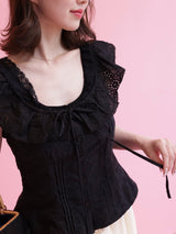 Embroidery Cotton Tops - MAISON MARBLE
