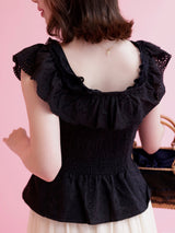 Embroidery Cotton Tops - MAISON MARBLE