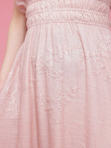 Embroidery Flower Dress - MAISON MARBLE