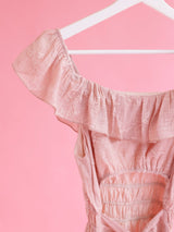 Embroidery Flower Dress - MAISON MARBLE