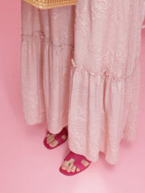 Embroidery Flower Dress - MAISON MARBLE