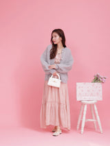 Embroidery Flower Dress - MAISON MARBLE