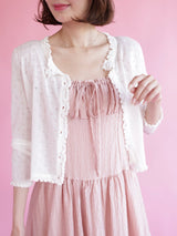 Eyelet Summer Cardigan - MAISON MARBLE