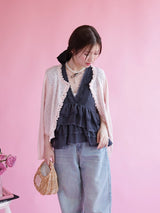 Eyelet Summer Cardigan - MAISON MARBLE
