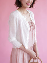 Eyelet Summer Cardigan - MAISON MARBLE