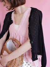 Eyelet Summer Cardigan - MAISON MARBLE