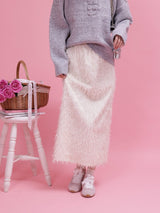 Feather Pencil Skirt - MAISON MARBLE