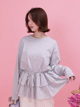 Flare Long Tee - MAISON MARBLE
