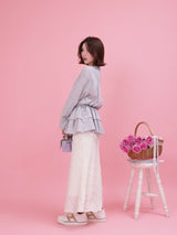 Flare Long Tee - MAISON MARBLE