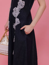 【再販】Fleur Denim Dress - MAISON MARBLE