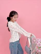 Fleur Lacy Cardigan - MAISON MARBLE