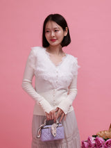 Fleur Lacy Tops - MAISON MARBLE