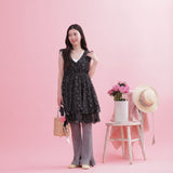Flower Frill Dress - MAISON MARBLE