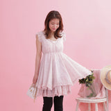 Flower Frill Dress - MAISON MARBLE