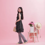 Flower Frill Dress - MAISON MARBLE