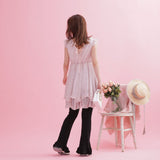Flower Frill Dress - MAISON MARBLE