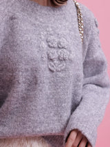 Flower Pon Pon Knit - MAISON MARBLE