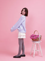 Flower Pon Pon Knit - MAISON MARBLE