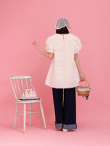 Fluffy Mini Dress - MAISON MARBLE