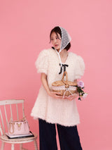 Fluffy Mini Dress - MAISON MARBLE