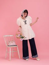 Fluffy Mini Dress - MAISON MARBLE