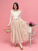 Frill Bloom Dot Tops - MAISON MARBLE