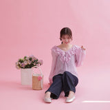Frill Dreamy Blouse - MAISON MARBLE