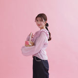 Frill Dreamy Blouse - MAISON MARBLE