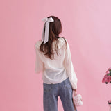 Frill Dreamy Blouse - MAISON MARBLE