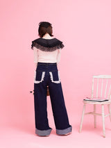 Frill Lily Denim - MAISON MARBLE