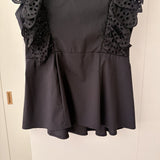 Frill Peplum Blouse - MAISON MARBLE