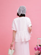 Frill Peplum Set - MAISON MARBLE
