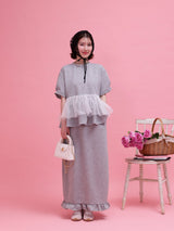 Frill Peplum Set - MAISON MARBLE