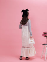 Frill Velour Cami Dress - MAISON MARBLE