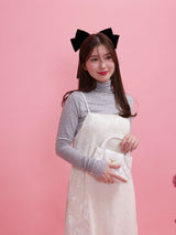 Frill Velour Cami Dress - MAISON MARBLE