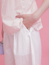 Frill Wide Pants - MAISON MARBLE