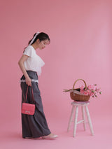 Frill Wide Pants - MAISON MARBLE