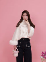 Fur Dolman Knit - MAISON MARBLE