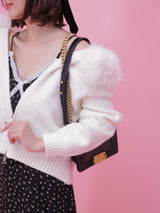 Fur Hoodie Knit - MAISON MARBLE