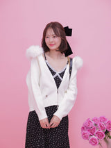 Fur Hoodie Knit - MAISON MARBLE