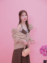 Fur Hoodie Knit - MAISON MARBLE