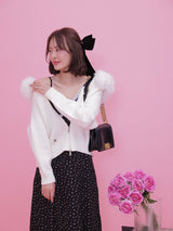 Fur Hoodie Knit - MAISON MARBLE