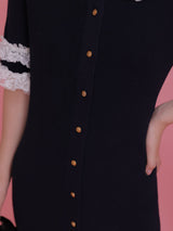 Girly Rib Knit Dress - MAISON MARBLE