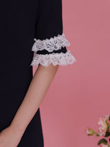Girly Rib Knit Dress - MAISON MARBLE