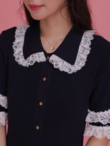 Girly Rib Knit Dress - MAISON MARBLE